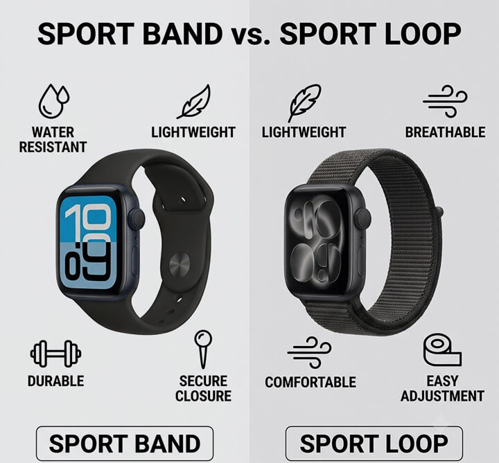 Sport Band vs Sport Loop